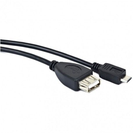 Кабель OTG Maxxter USB 2.0 AF - Micro USB 0.15 м  - 1