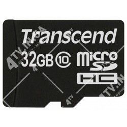 Карта памяти microSDHC UHS-1 Transcend 32GB Premium class 10 (TS32GUSDU1)