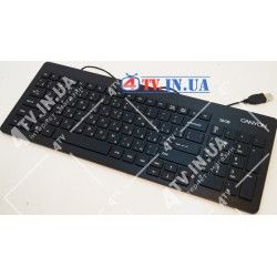 Клавиатура Canyon CNR-KEYB10B USB Slim черная