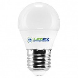 Лампочка cветодиодная LEDEX 6W E27 4000K PREMIUM G45 (ШАРИК)
