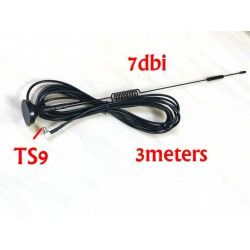 GSM/3G/4G автомобильная антенна 900-1800MHz TS9 male + 3м кабелю магнитная
