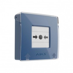 Кнопка для активации пожарной тревоги вручную Ajax Manual Call Point Blue Jeweller беспроводная