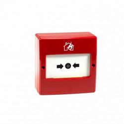 Кнопка для активации пожарной тревоги вручную Ajax Manual Call Point Red Jeweller беспроводная