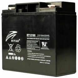Батарея аккумуляторная Ritar RT12180 12V 18 Ah черная