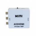 Конвертер AV в HDMI TCOM 3 гнізда RCA - гніздо HDMI