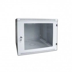 Шкаф серверный SteelNet 12U 600 x 600 для сетевого оборудования (стекло, серый)