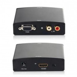 Адаптер (переходник) VGA - HDMI + R/L VGA-HDMI + 2xRCA DC-5V