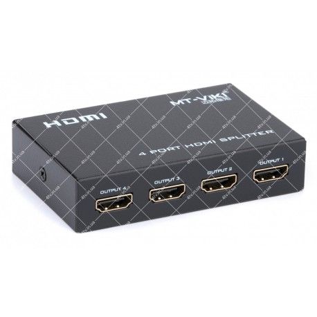 Сплиттер HDMI MT-VIKI 4K 1х4 активный UHD  - 1