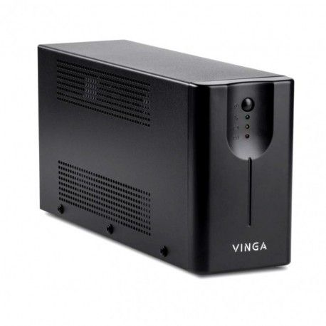 ИБП UPS Vinga LED 800VA metal case (VPE-800M)  - 1