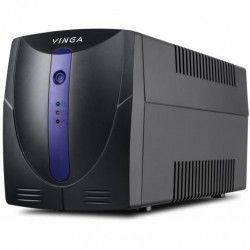 ИБП UPS Vinga LED 600VA plastic case (VPE-600P)  - 1