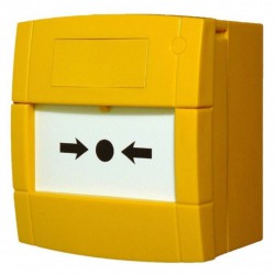 Кнопка для активации пожарной тревоги вручную Ajax Manual Call Point Yellow Jeweller беспроводная