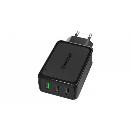 Адаптер сетевой Tronsmart W3PTA Quick Charge 42W USB 3.0 3 порта  - 1