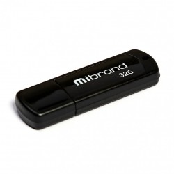 Накопитель Mibrand Grizzly 32Gb Black USB 2.0 (MI2.0/GR32P3B)