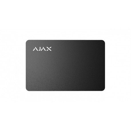 Комплект бесконтактных карт Ajax Pass черный 10шт  - 1