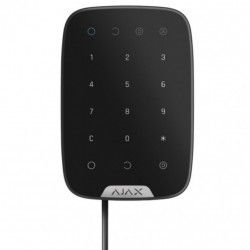 Проводная сенсорная клавиатура Ajax KeyPad Fibra черная  - 1