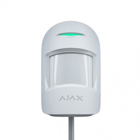 Проводной датчик движения Ajax MotionProtect Plus Fibra белый  - 1