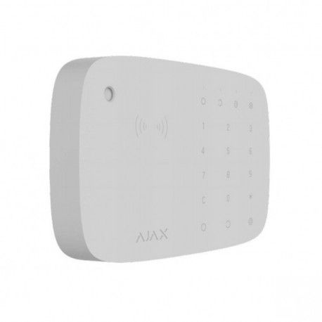 Беспроводная сенсорная клавиатура Ajax KeyPad Combi белая  - 1