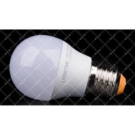 Лампочка cветодиодная LEDSTAR 6W E27 3000K STANDARD G45 (ШАРИК)  - 1