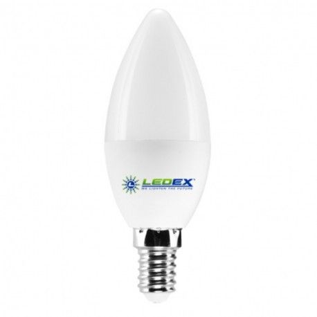 Лампочка cветодиодная LEDEX 7W E14 4000K PREMIUM C37 (СВЕЧКА)  - 1
