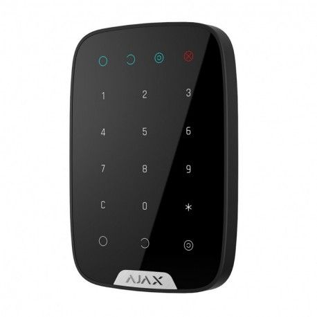 Беспроводная сенсорная клавиатура Ajax KeyPad черная  - 1