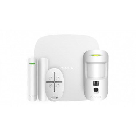 Комплект сигнализации Ajax StarterKit Cam Plus белый  - 1