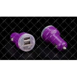 Автомобильное зарядное устройство Tcom фиолетовое  - 1
