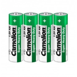 Батарейка CAMELION SUPER HEAVY DUTY 1.5V AA/R6 SP4 Green 4 шт пластик