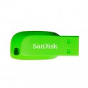 Накопитель SanDisk 64G Cruzer Blade Green USB 2.0 (SDCZ50C-064G-B35GE)