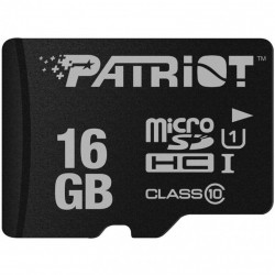 Карта памяти microSDHC Patriot LX 16GB UHS-1 (PSF16GMDC10)