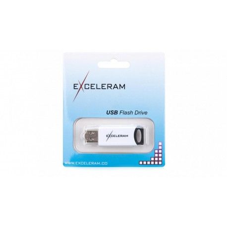 Накопитель eXceleram H2 Series 32GB White/Black USB 2.0  - 1