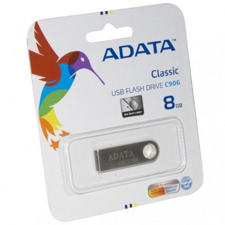 Накопитель AdataClassic 8GB Series C906 USB 2.0  - 1