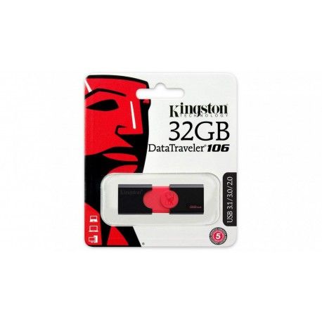 Накопитель Kingston 32GB DT106 USB 3.1 (DT106/32GB)  - 1