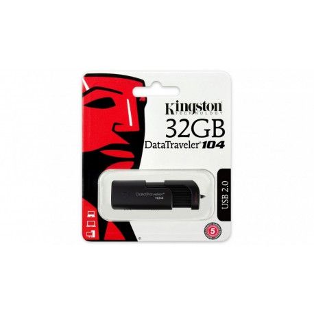 Накопитель Kingston 32GB DataTraveler 104 USB 2.0  - 1