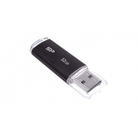 Накопитель SiliconPower 32GB Ultima U02 Black USB 2.0 (SP032GBUF2U02V1K)  - 1