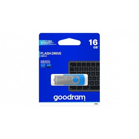 Накопитель GOODRAM 16GB UTS2 TWISTER BLUE USB 2.0  - 1