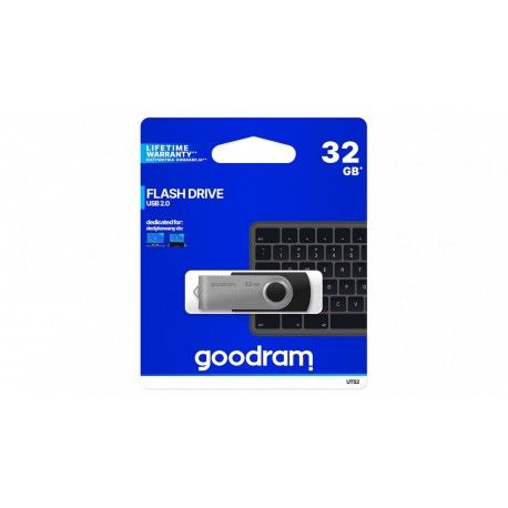 Накопитель GOODRAM 32GB UTS2 TWISTER BLACK USB 2.0  - 1