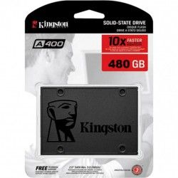 SSD накопитель Kingston A400 2.5, 480GB (SA400S37/480G)  - 1