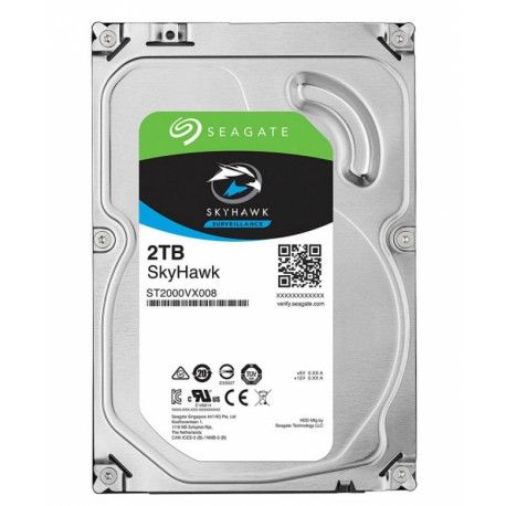 Жесткий диск Seagate SkyHawk 3.5, 2TB ST2000VX008  - 1
