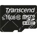 Карта памяти microSDHC Transcend 16GB class 10 (TS16GUSDC10)
