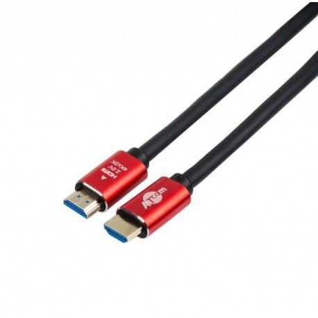 Кабель HDMI-HDMI ATcom v.2.0 Red/Gold 15 метров  - 1