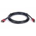 Кабель HDMI-HDMI ATcom Red/Gold v.1.4 3 метра