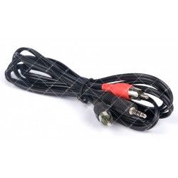 Кабель 2RCA-3.5мм Jack Audio Tcom 1.8 метра  - 1