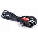 Кабель 2RCA-3.5мм Jack Audio Tcom 1.8 метра