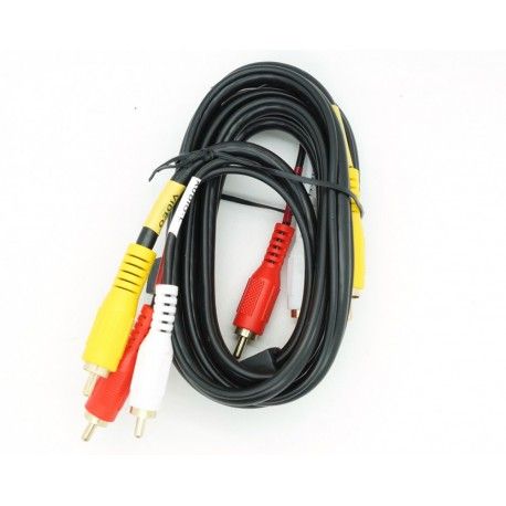 Кабель 3RCA-3RCA Easy Link USA 1.8 метра  - 1