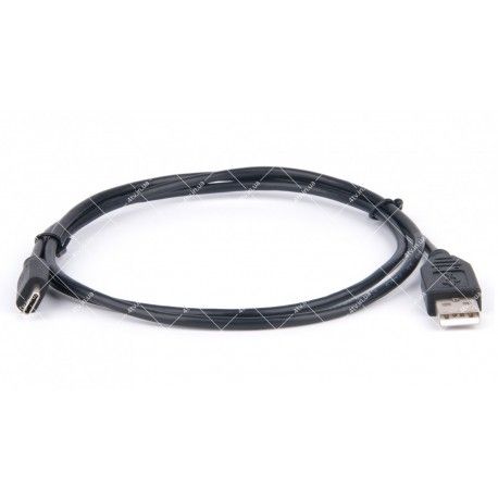 Кабель USB 2.0 AM Type-C черный 1.0 метр  - 1