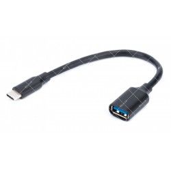 Кабель OTG USB 3.0 AF - Type-C 0.2 метра