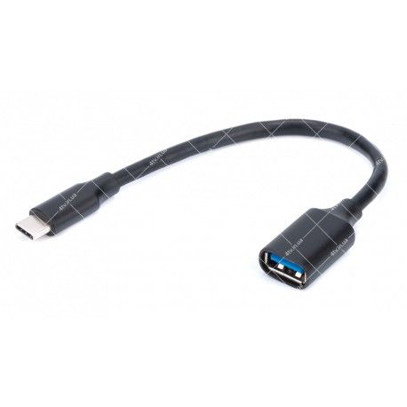 Кабель OTG USB 3.0 AF - Type-C 0.2 метра  - 1