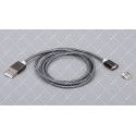 Кабель USB 2.0 AM to USB Type-C магнитный Gray 1.0 метр