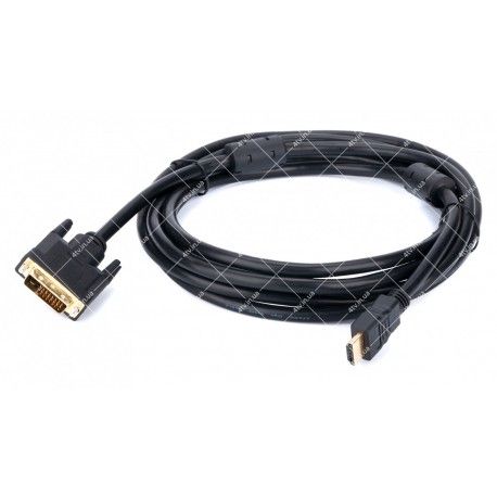 Кабель HDMI - DVI 28 AWG 3 метра  - 1