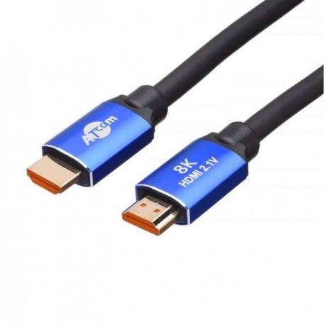 Кабель HDMI-HDMI v.2.1 ATcom Real 8K 2 метра  - 1